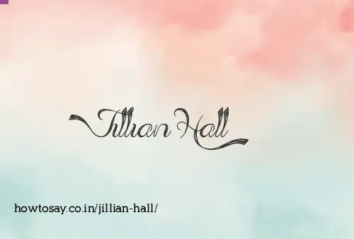 Jillian Hall