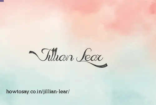 Jillian Lear