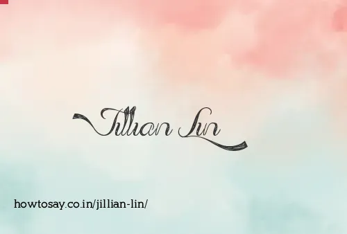 Jillian Lin