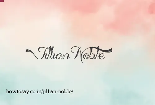 Jillian Noble