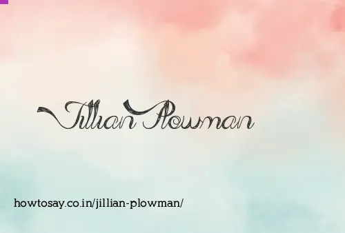 Jillian Plowman