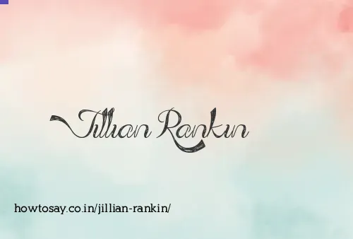 Jillian Rankin