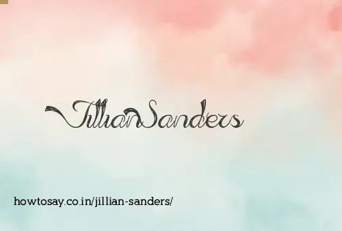 Jillian Sanders