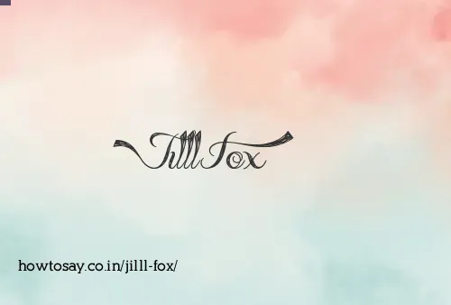 Jilll Fox