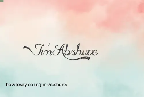 Jim Abshure