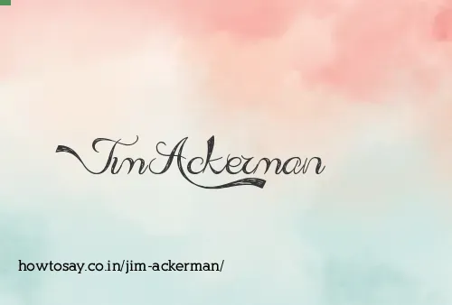 Jim Ackerman