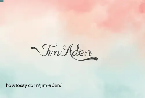 Jim Aden
