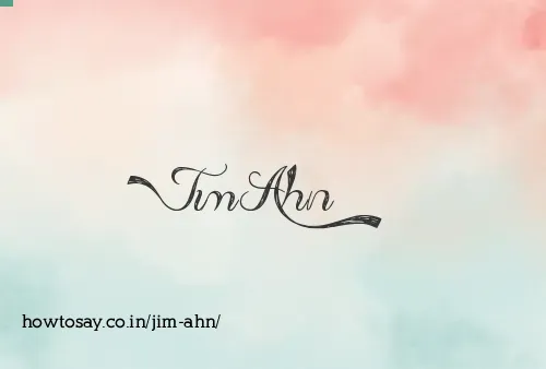 Jim Ahn