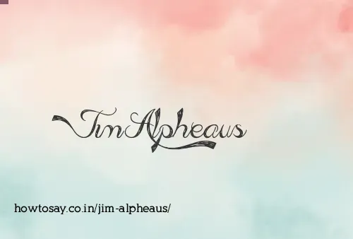 Jim Alpheaus