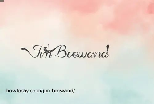 Jim Browand