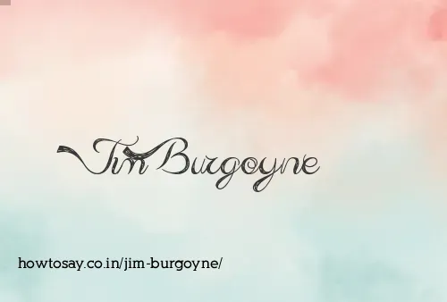 Jim Burgoyne