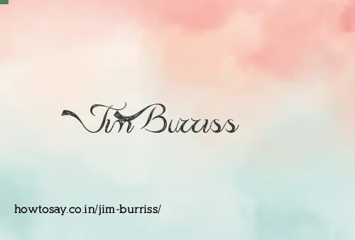 Jim Burriss