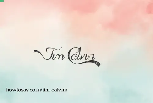 Jim Calvin