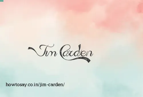 Jim Carden