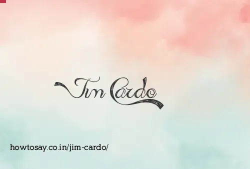 Jim Cardo