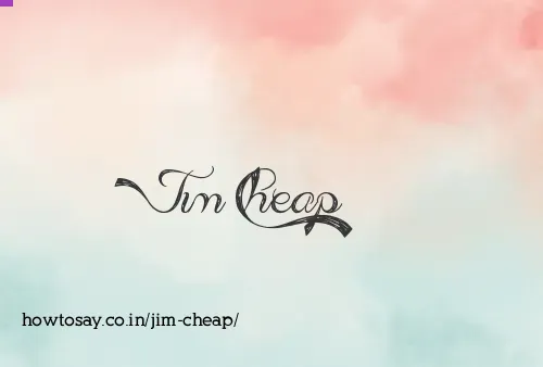 Jim Cheap