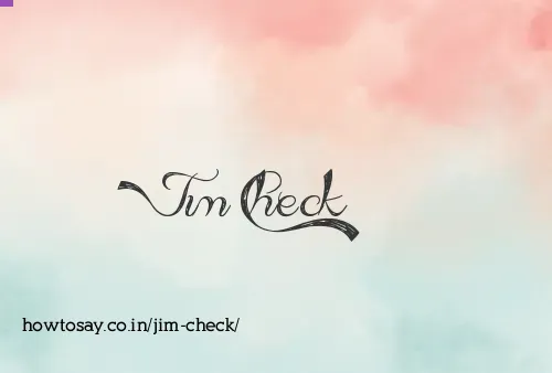 Jim Check