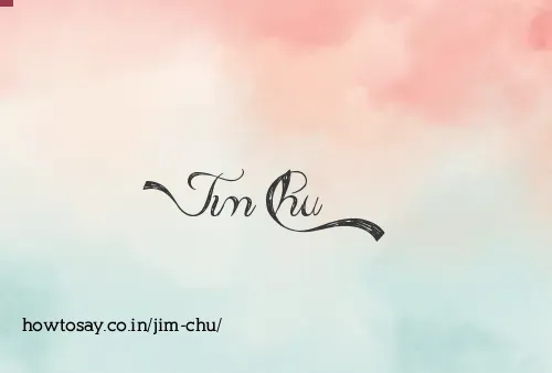 Jim Chu