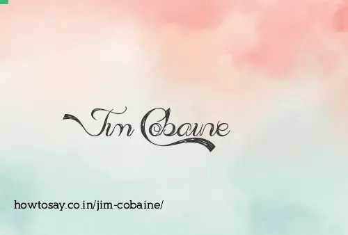 Jim Cobaine
