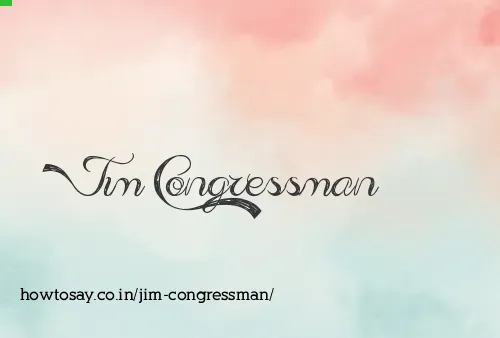 Jim Congressman