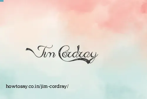 Jim Cordray