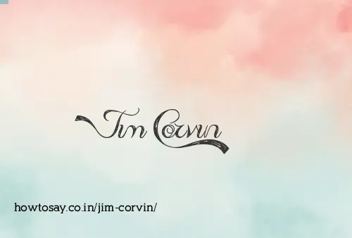 Jim Corvin