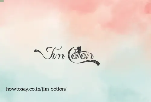 Jim Cotton