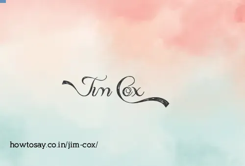 Jim Cox