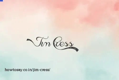 Jim Cress