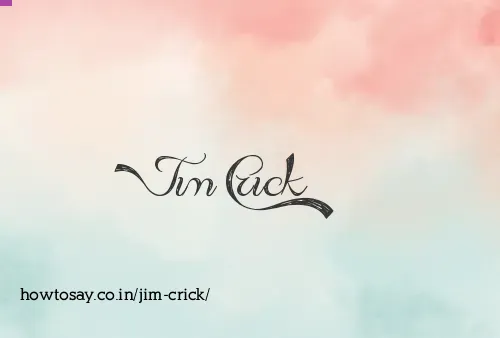 Jim Crick