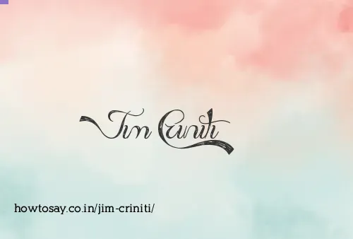 Jim Criniti