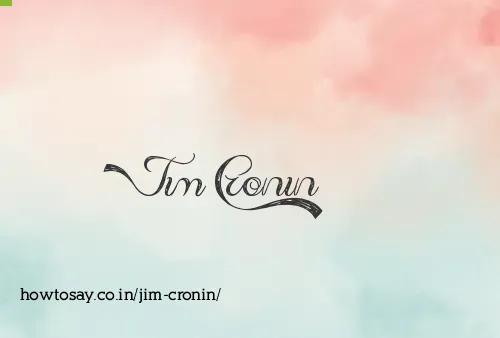 Jim Cronin