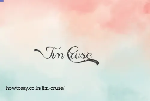 Jim Cruse