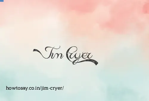 Jim Cryer