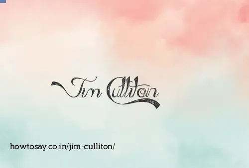 Jim Culliton