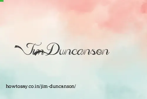 Jim Duncanson