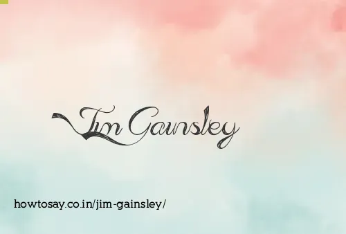 Jim Gainsley