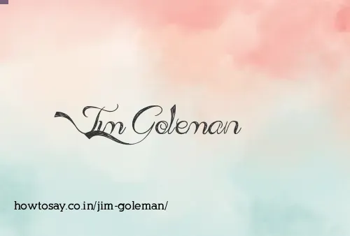 Jim Goleman