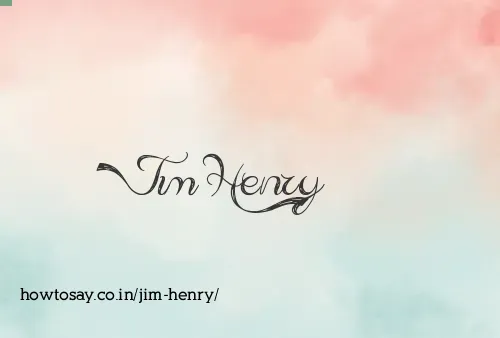 Jim Henry