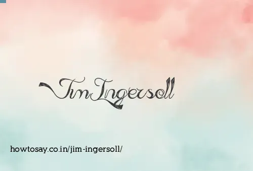 Jim Ingersoll