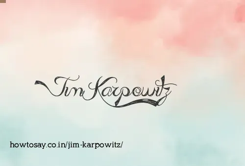 Jim Karpowitz