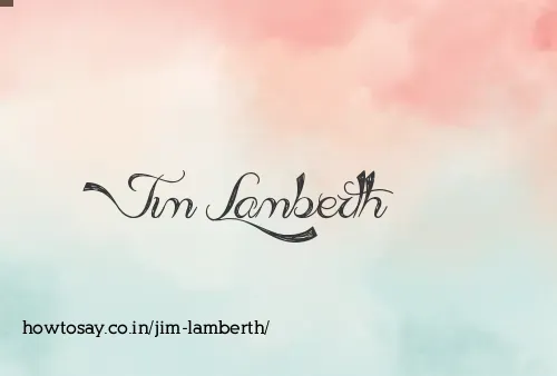 Jim Lamberth