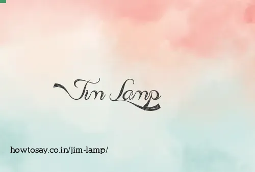 Jim Lamp