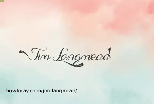 Jim Langmead