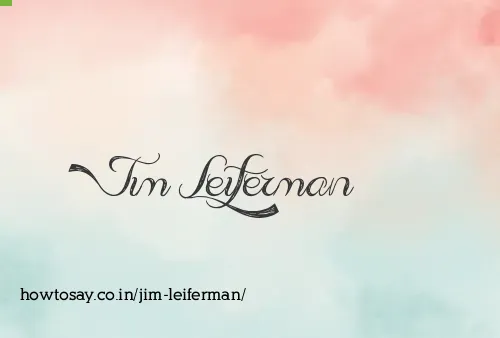 Jim Leiferman