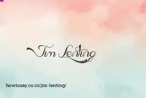 Jim Lenting