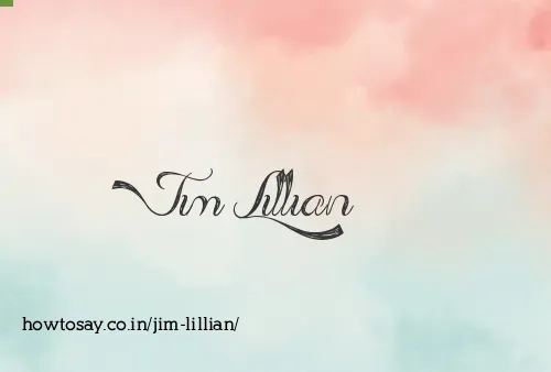 Jim Lillian