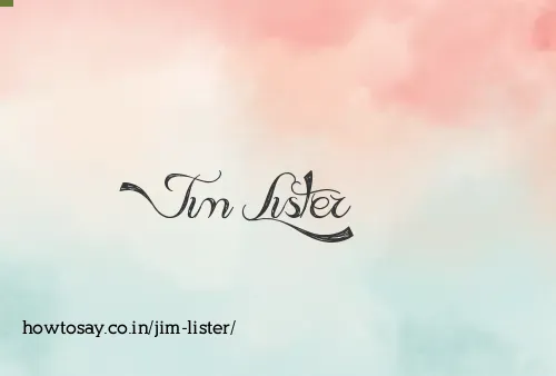 Jim Lister