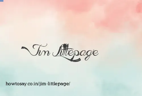 Jim Littlepage