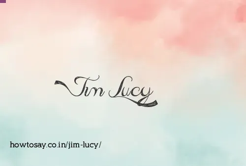 Jim Lucy